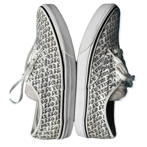 Vans Off The Wall Print White Sneakers Sz 11/9.5 - Picture 6 of 8